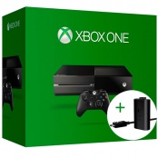 Xbox One 500GB (А) + Play and Charge kit аккумулятор и кабель зарядки геймпада (GameReplay)
