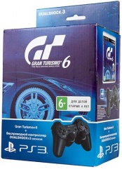 Controller Wireless Dual Shock 3 Black + Gran Turismo 6