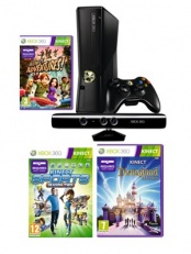Microsoft Xbox 360 4 Gb + сенсор Kinect + Kinect Sports 2 + Disneyland Adventures + Kinect Adventures